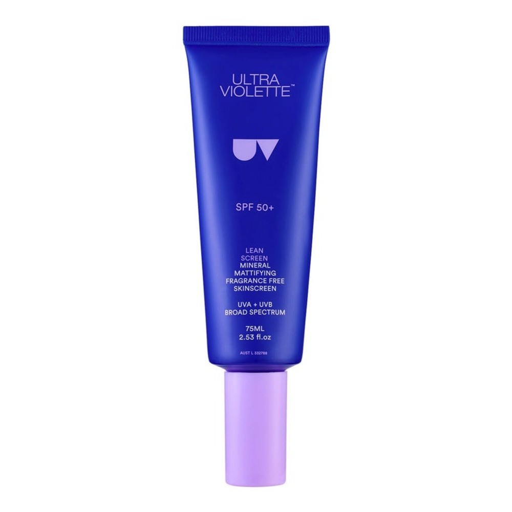 Ultra Violette Lean Screen Mineral Mattifying SPF50+ Sunscreen 50ml NEW EXP 2027